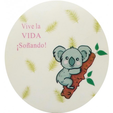 Pennarello koala colorato con matita abbinata e sacchetto di organza