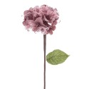 Fiore di ortensia in tessuto rosa 15 x 63 cm