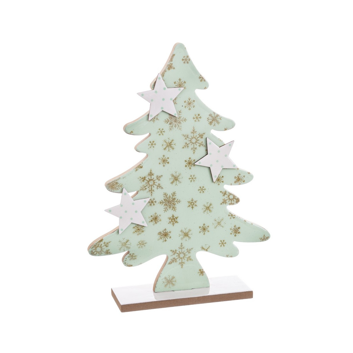 Base per albero in legno verde 21 x 5 50 x 28 cm