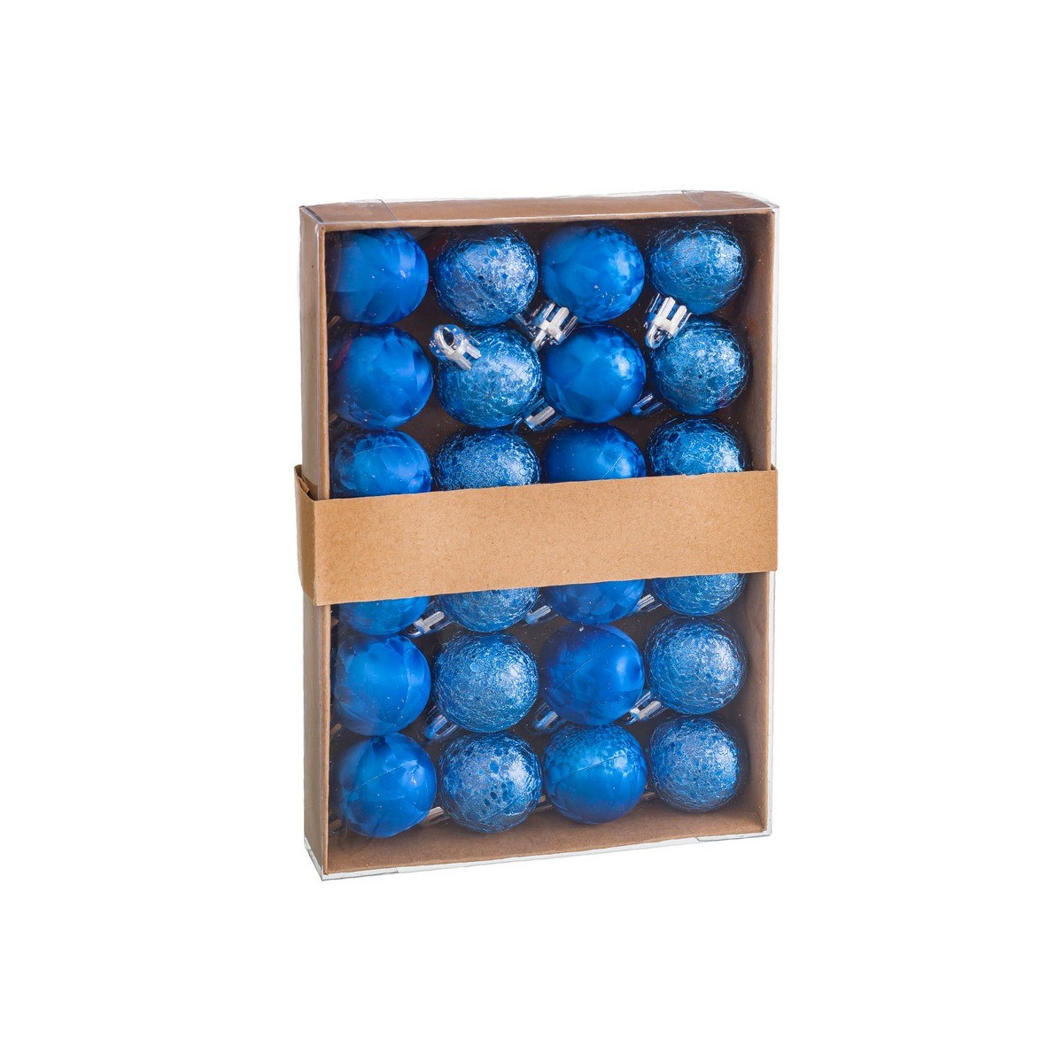 S 24 palline d acqua in plastica blu 3 x 3 x 3 cm