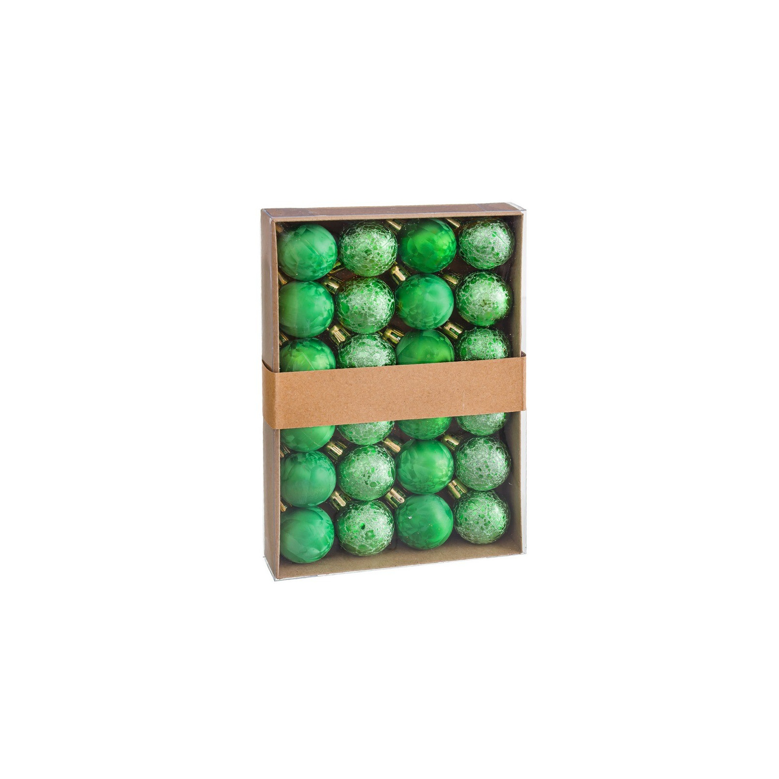 S 24 palline d acqua in plastica verde 3 x 3 x 3 cm