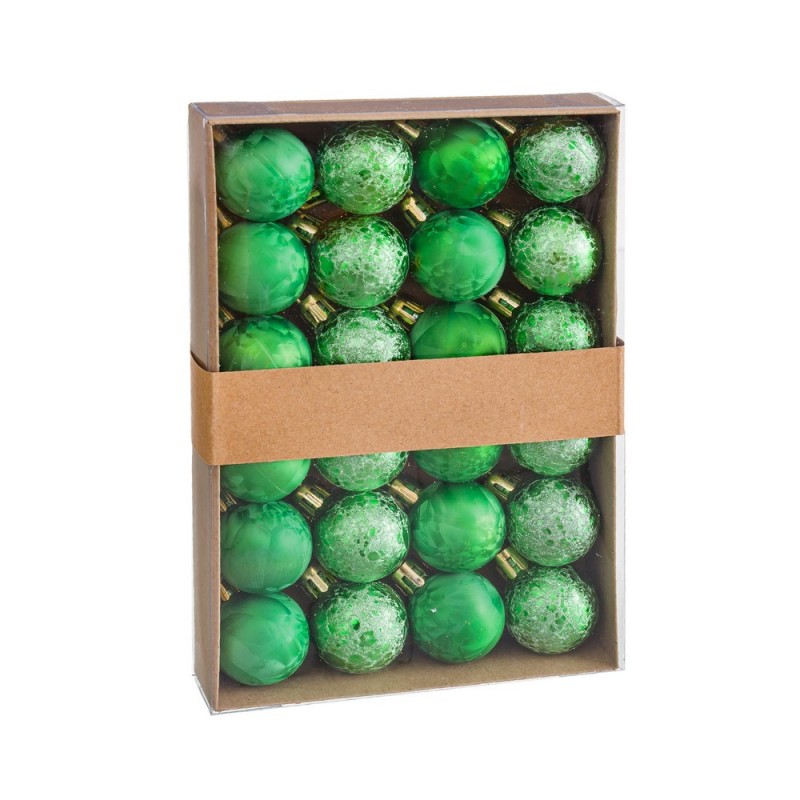 S 24 palline d acqua in plastica verde 3 x 3 x 3 cm