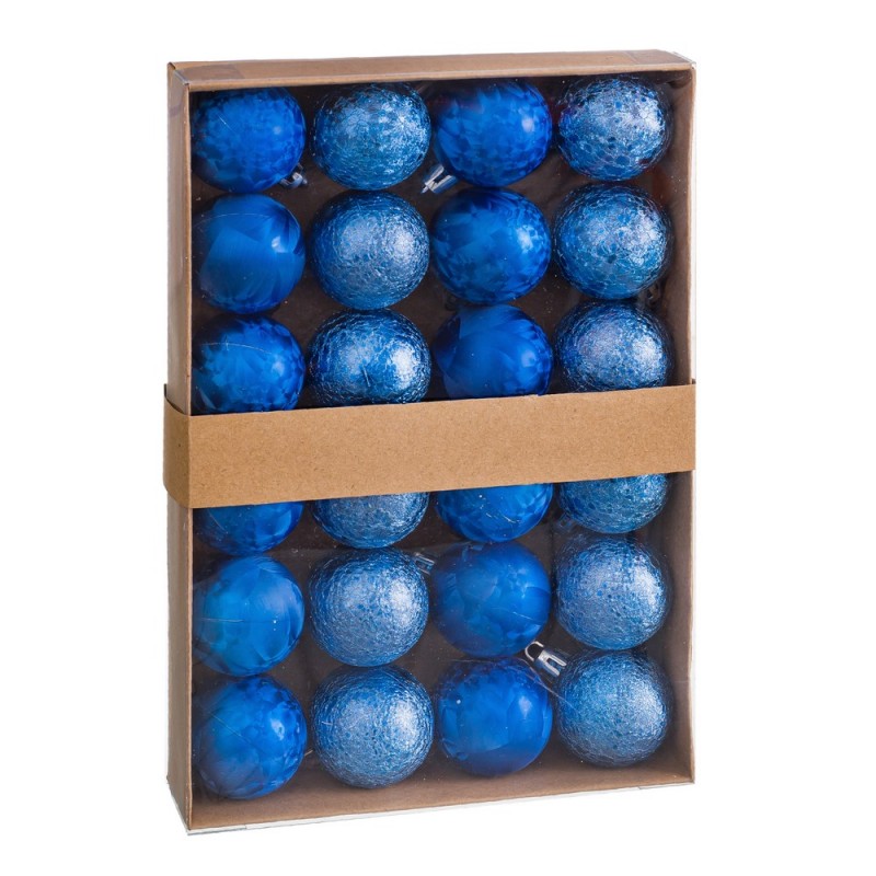 S 24 palline d acqua in plastica blu 4 x 4 x 4 cm