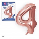 Palloncino in poliammide oro rosa da 1 m nº 4