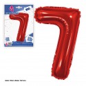 Palloncino in poliammide rosso 1m 7