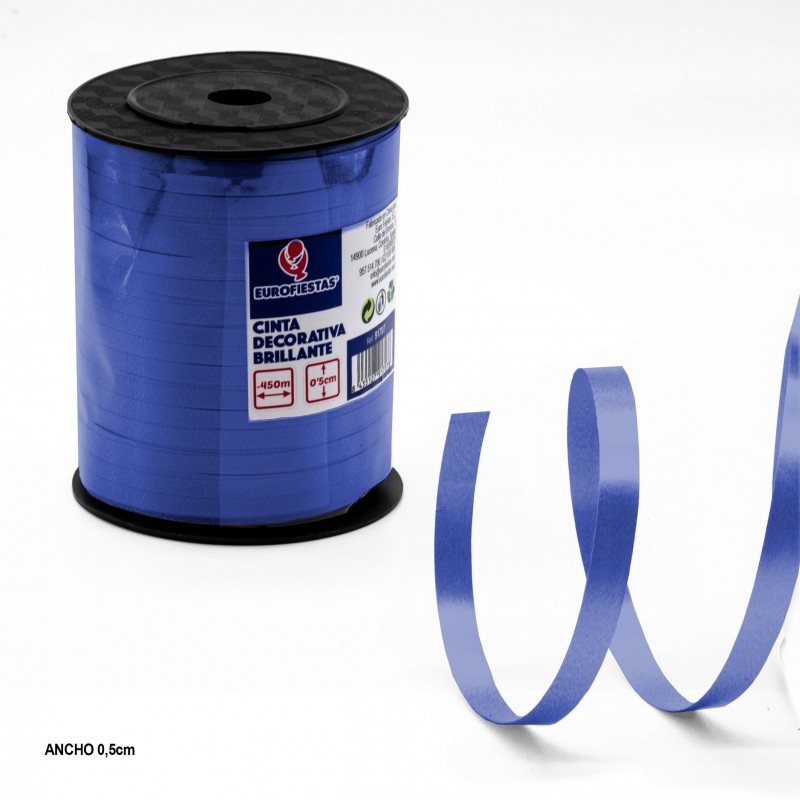 Nastro passante rotolo 5mm 450m blu