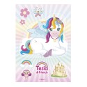 Wafer silhouette con tessia unicorn design