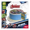 Cialda commestibile per decorazione torte modello avengers