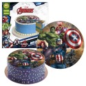 Cialda commestibile per decorazione torte modello avengers