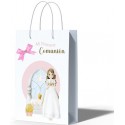 Borsa media fiocco bambina comunione altare