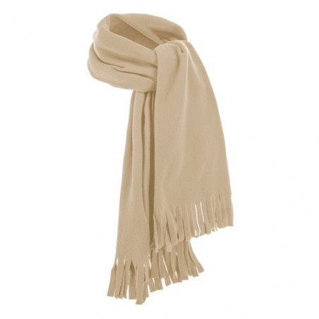 Sciarpa beige in scatola di cartone regalo