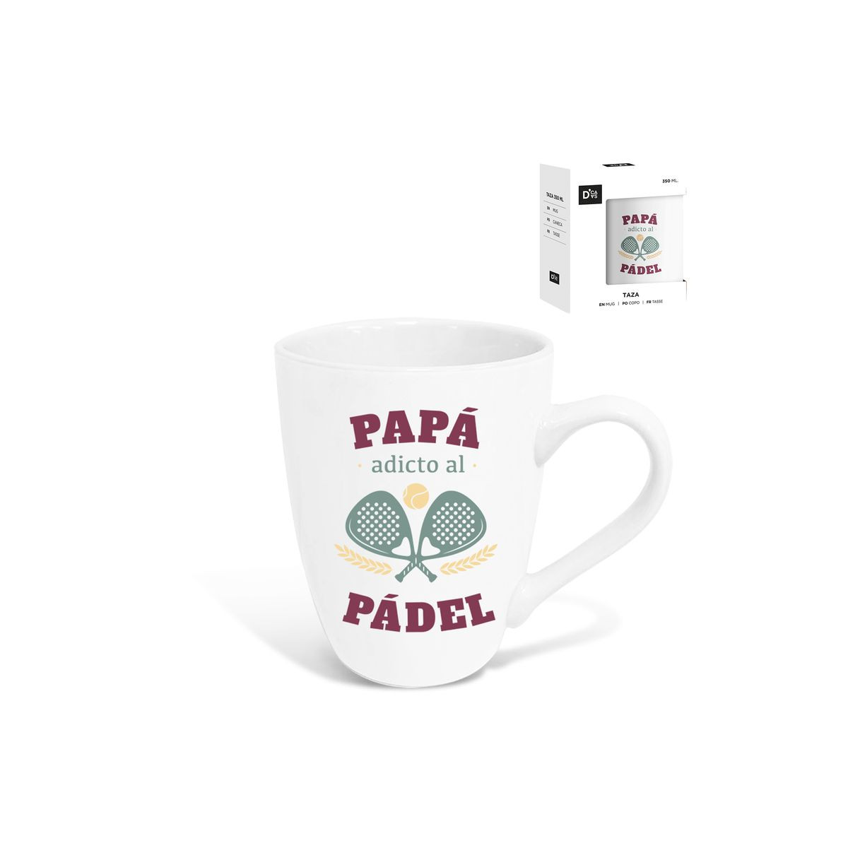 Tazza 344ml papa padel