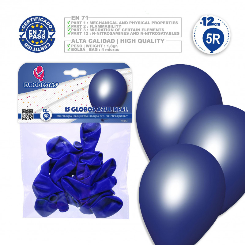 Palloncini 5r 15 blu reale