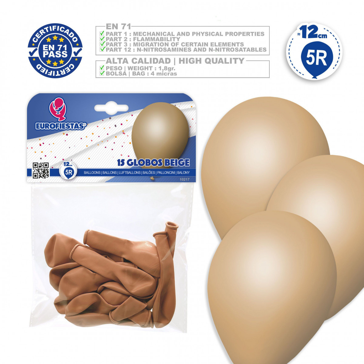 Palloncini 5r 15 beige