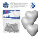 Palloncini 5r 12 cuore bianco