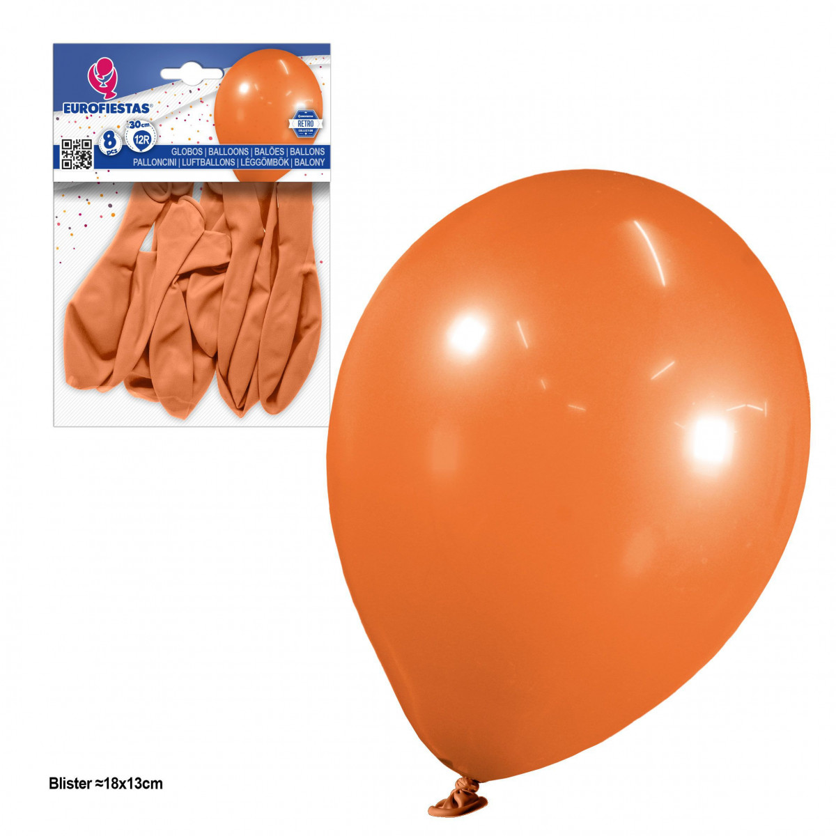 Palloncini 12r 2 8g 8 pezzi hermes retrò