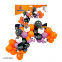 Nuvola di palloncini Halloween 61 pz occhi