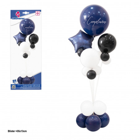 mio set palloncini blu per battesimo