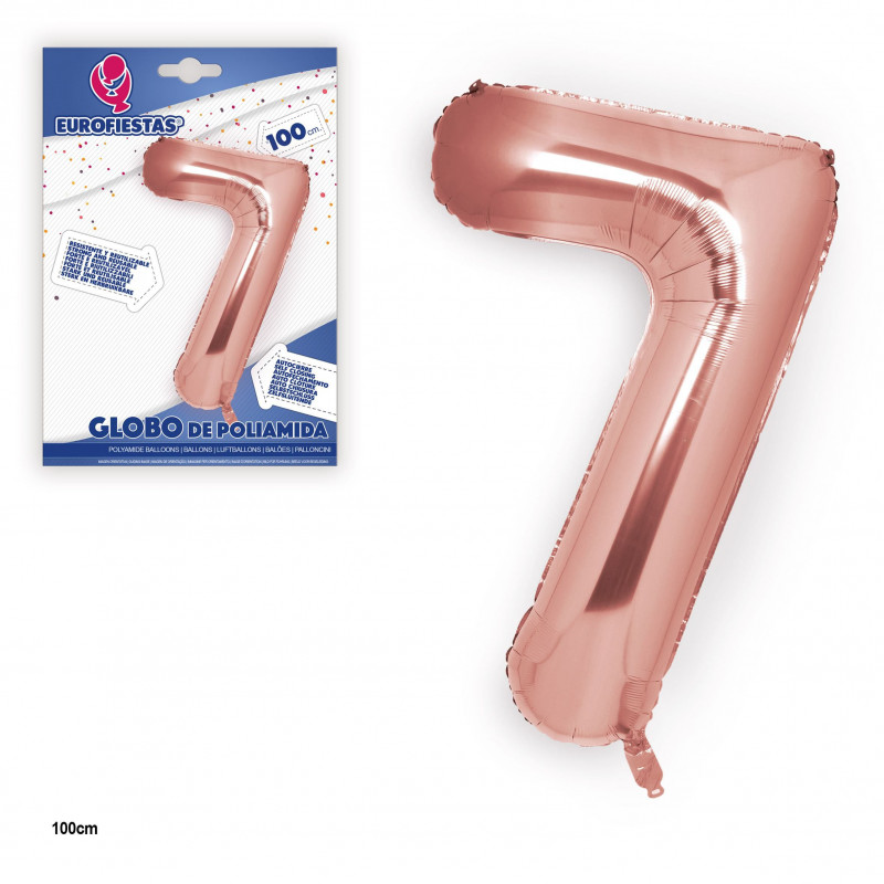 Palloncino foil oro rosa 1m n°7