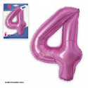 Palloncino foil 1m fucsia 4