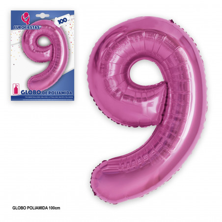 Palloncino foil 1m fucsia 9