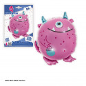 Palloncino foil monster fucsia 1 occhio 59cm