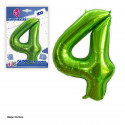 Palloncino foil 1m verde n°4