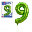 Palloncino foil 1m verde n°9