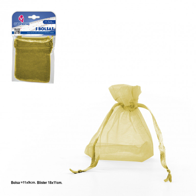 Borsa in poliestere 5 115x90mm oro