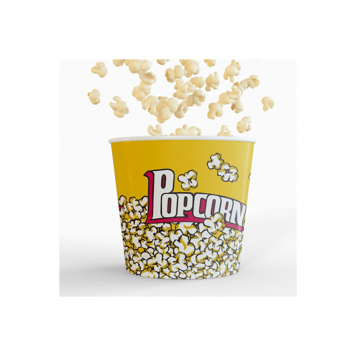 Secchio gigante per popcorn per i dettagli