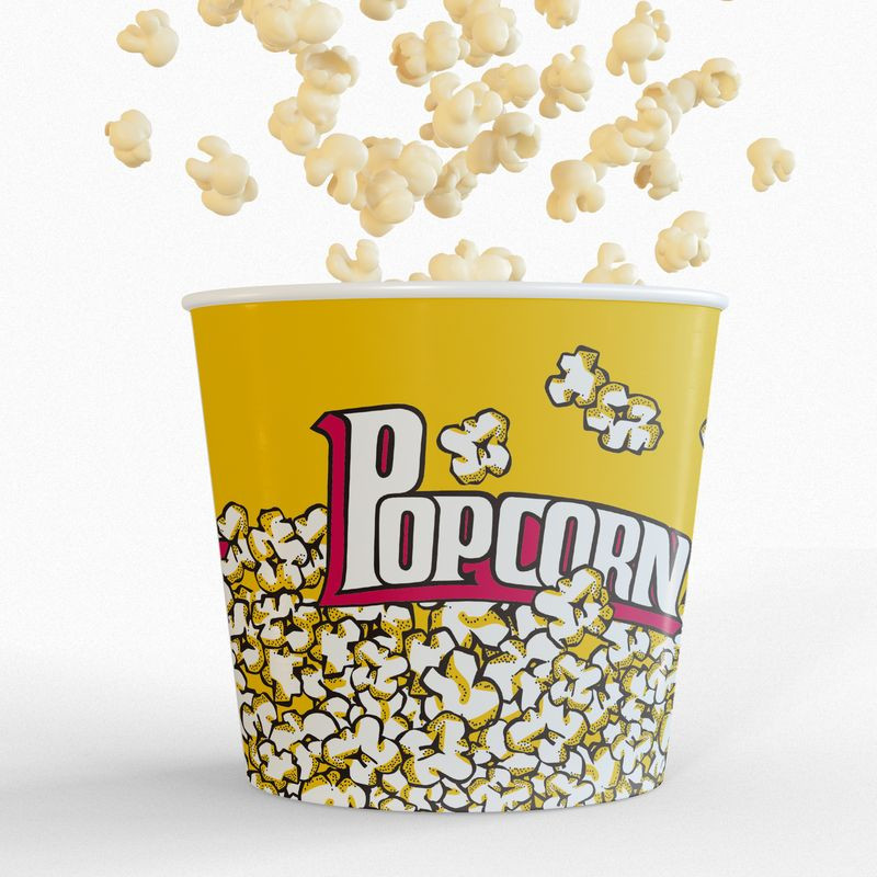 Secchio gigante per popcorn per i dettagli