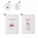 Set di 10 buste regalo misura 13x16 con gattini con messaggi d'amore