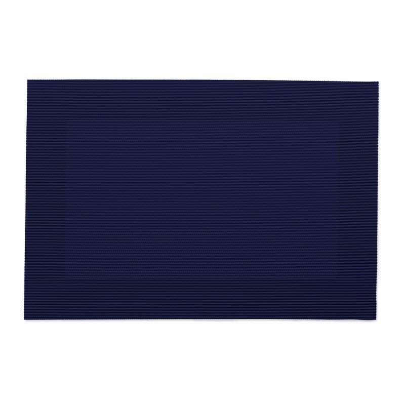 Sottopentola individuale in rete rettangolare in blu navy