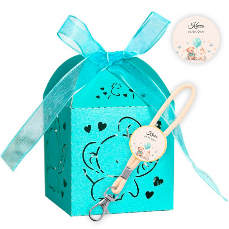 beauty case braccialetto coordinato ventaglio scatola adesivo personalizzato per festa della mamma