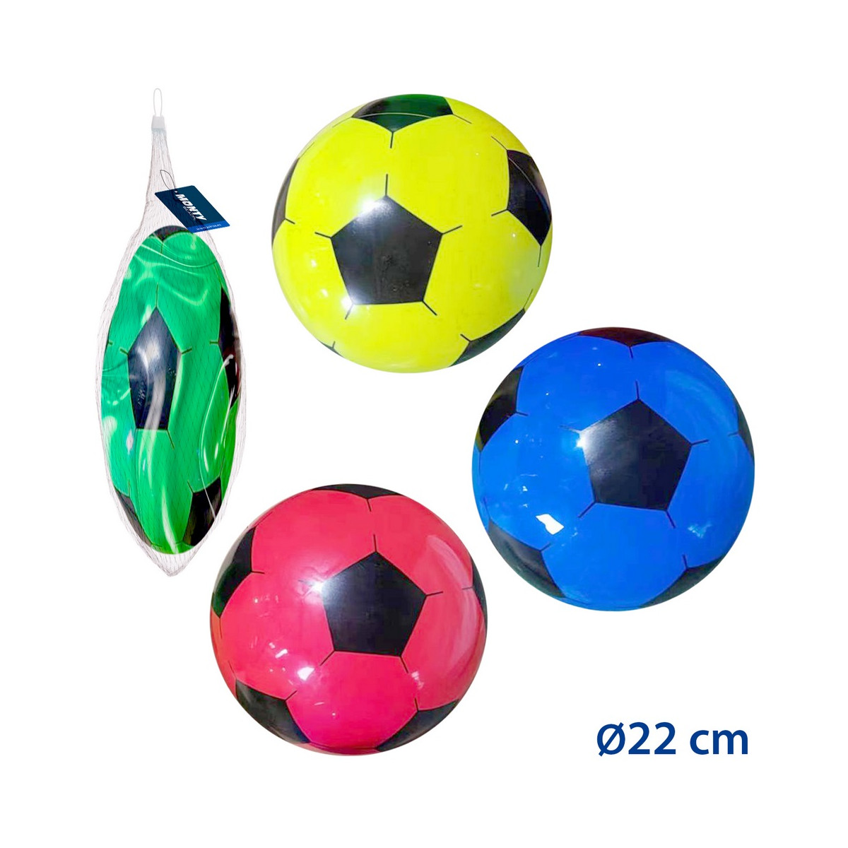 Pallone da calcio classico a colori