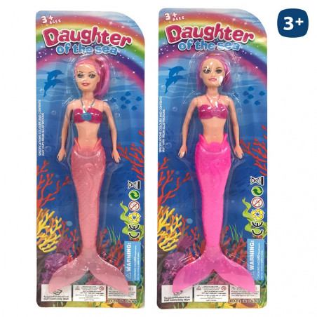 Bambola sirena con cui giocare per ragazze