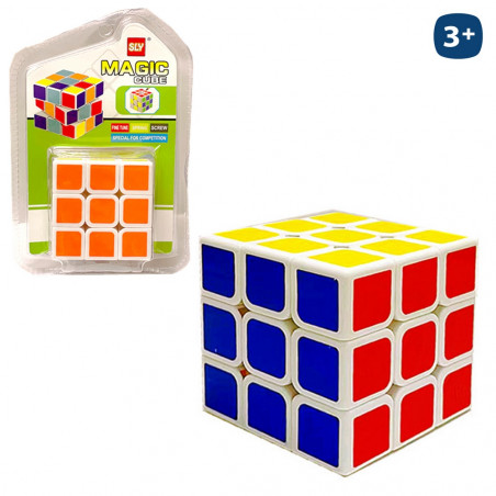 cubo rubik 3x3 portachiavi presentato scatola cartone regalo adesivo natalizio personalizzare