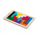 Puzzle Tetris in legno con pezzi colorati - Puzzle Tetris in legno con pezzi colorati