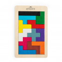 Puzzle Tetris in legno con pezzi colorati - Puzzle Tetris in legno con pezzi colorati