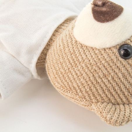 Orsetto di peluche con cartoncino personalizzato per dettagli