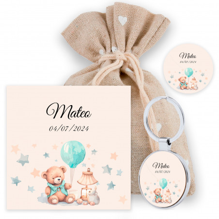 mini portachiavi acchiappasogni busta kraft adesivo personalizzato per festa della mamma regalo