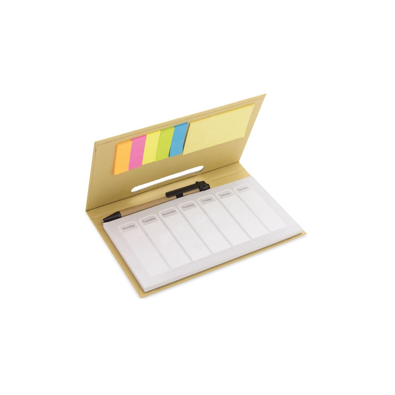 Organizer da scrivania Post-it con penna in kraft