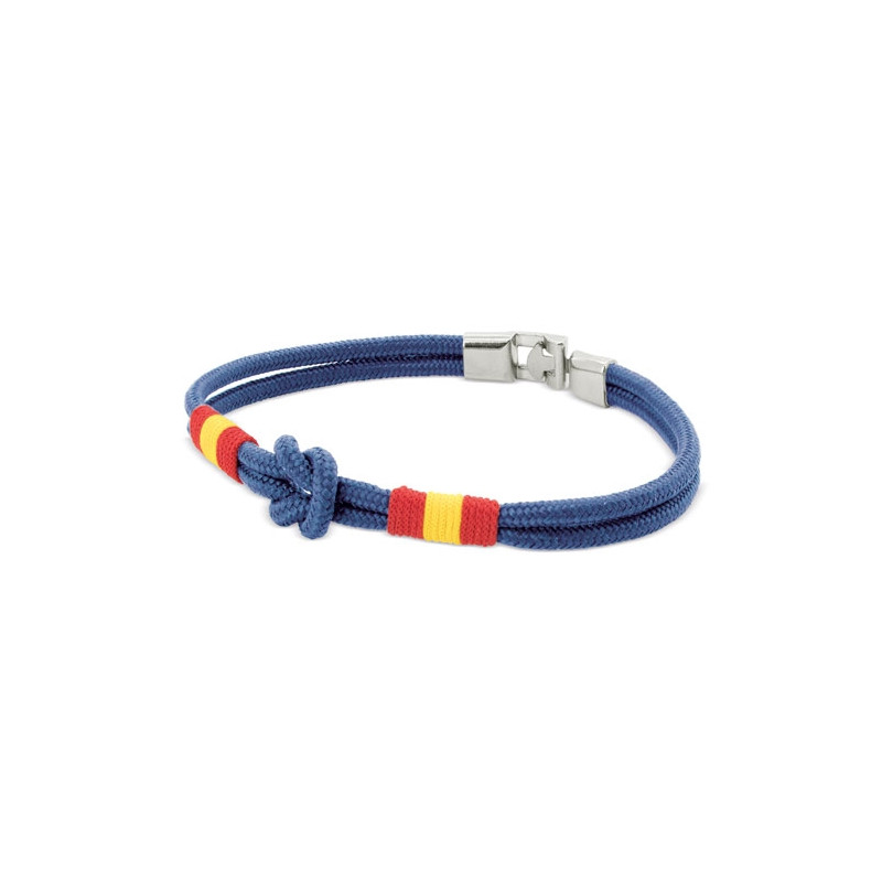 Bracciale da uomo in corda con nodo marinaio