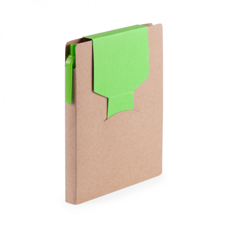 Blocco note con post-it in vari colori