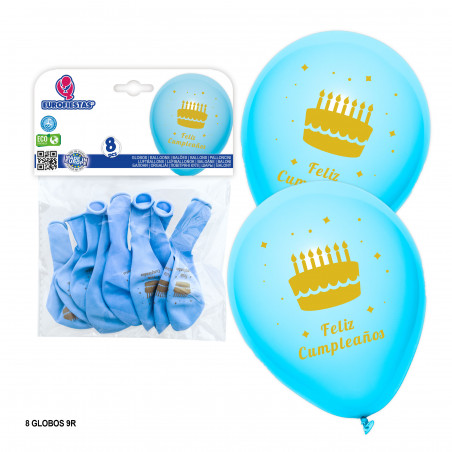 mio set palloncini blu per battesimo