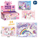 Puzzle per bambini con unicorno da 24 pezzi