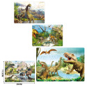 Puzzle da 24 pezzi con dinosauri realistici da regalare ai bambini