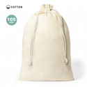 Borsa 100% cotone bianco misura 30x45 con chiusura a coulisse