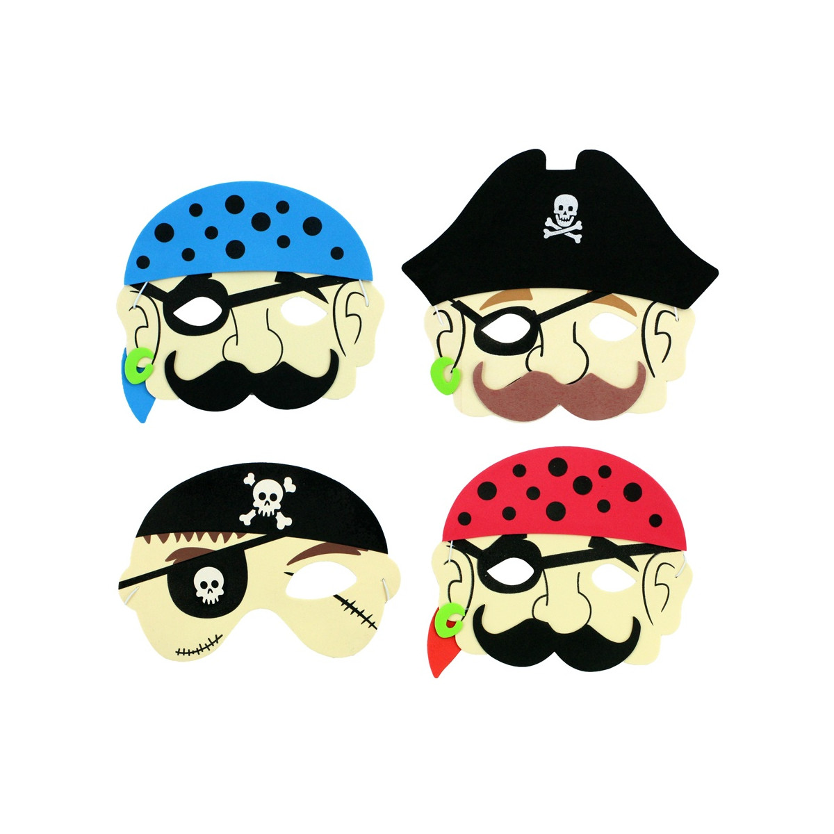 Maschera da pirata per bambini