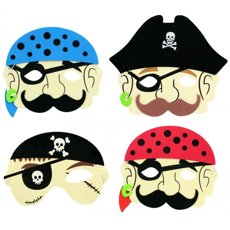 Maschera da pirata per bambini